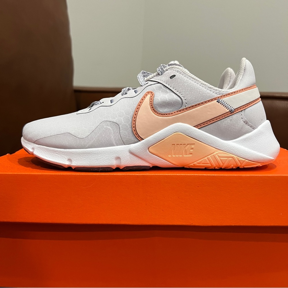 NIB - Nike Womens Legend Essential 2 Venice/crimson Bliss 6.5